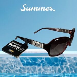 Foster Grant Beauty Lab Womens Sunglasses NWT Tortoise Shell Round